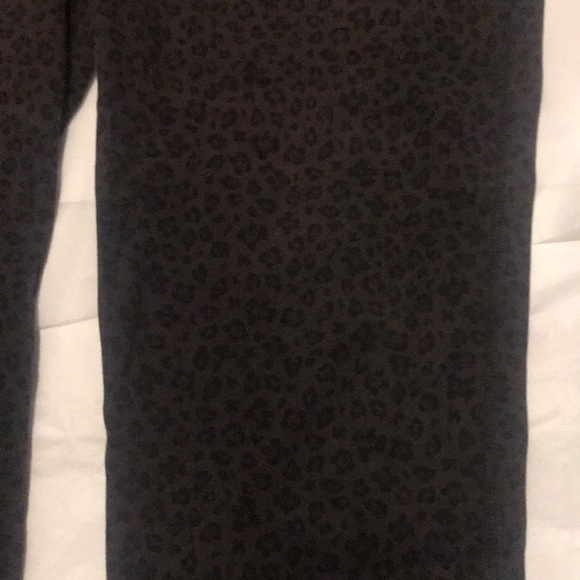 Leopard print dark grey leggings - Picture 4 of 6